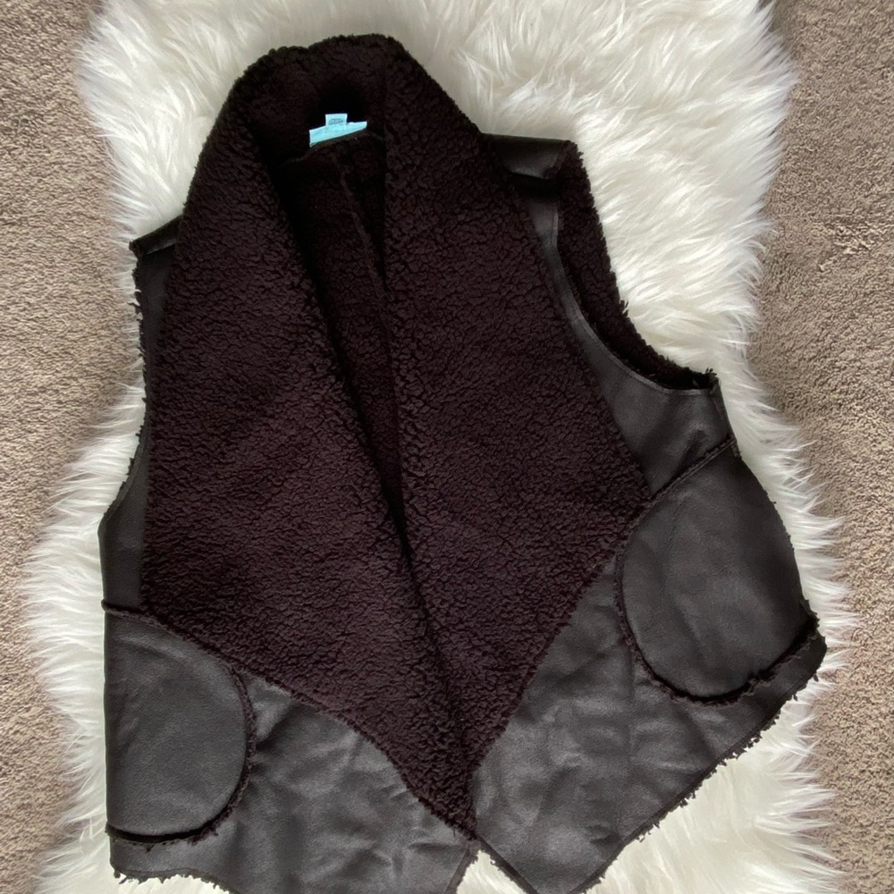 C&C California Faux Sheepskin Vest